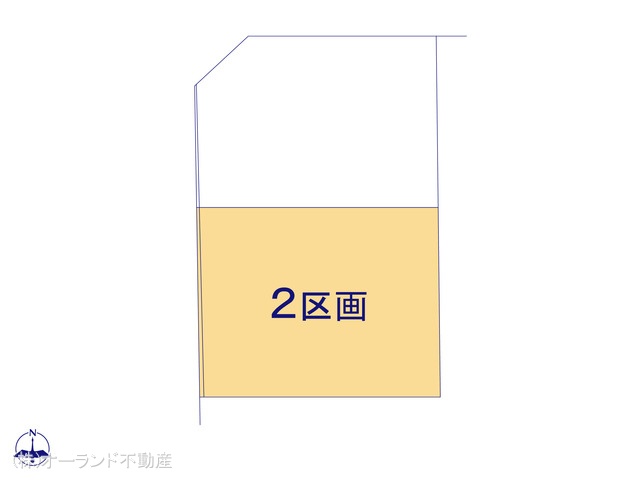 千葉県船橋市山手２丁目の土地全体区画図 ※図面と異なる場合は現況を優先