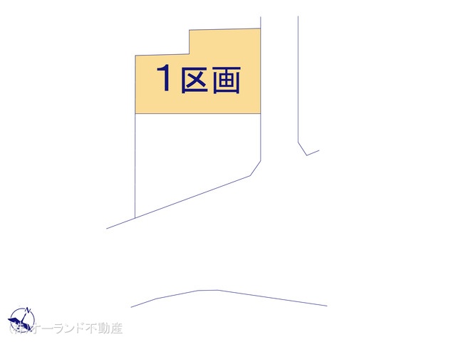 千葉県市川市曽谷８丁目の土地全体区画図 ※図面と異なる場合は現況を優先