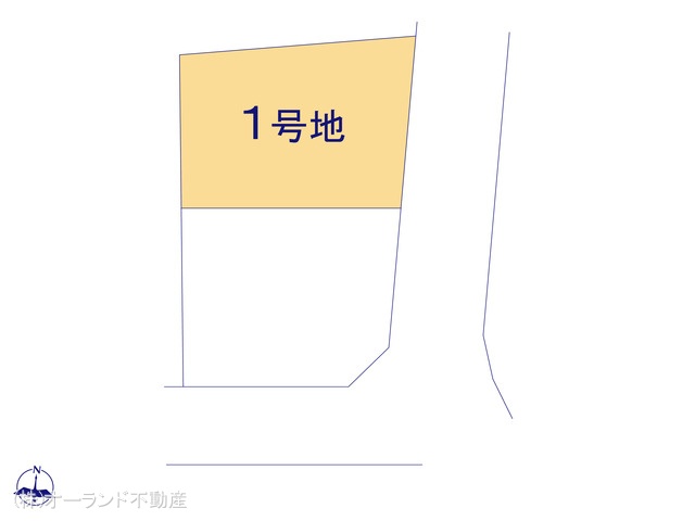 千葉県松戸市八ケ崎緑町の土地全体区画図 ※図面と異なる場合は現況を優先