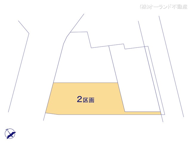 千葉県市川市八幡６丁目の土地全体区画図 ※図面と異なる場合は現況を優先