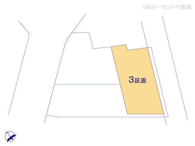 千葉県市川市八幡６丁目の土地全体区画図 ※図面と異なる場合は現況を優先