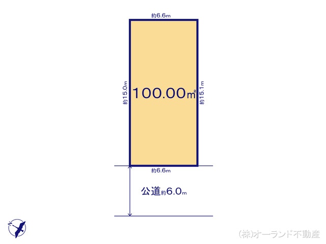 千葉県市川市宮久保1丁目の土地 区画図 ※図面と異なる場合は現況を優先