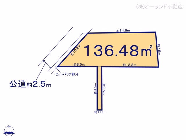 市川市大野町4丁目(土地)01 区画図