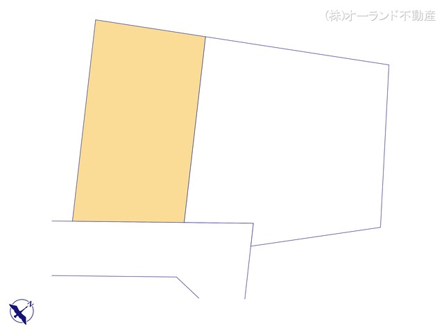 千葉県市川市中国分５丁目の土地全体区画図 ※図面と異なる場合は現況を優先