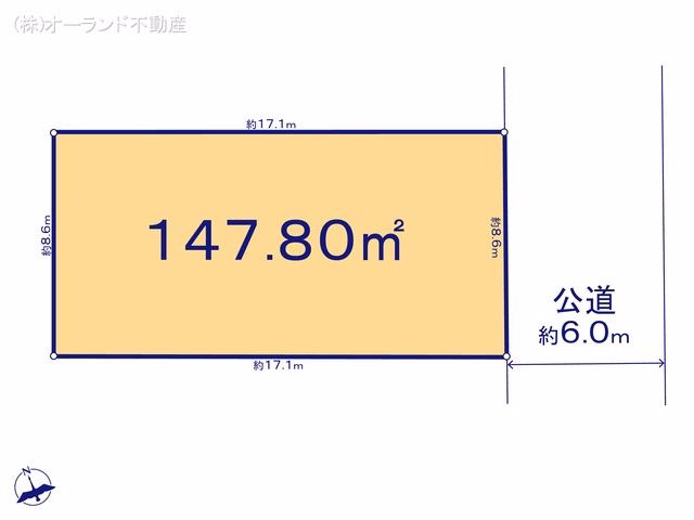 土地 松戸市西馬橋相川町2期 2区画 区画図