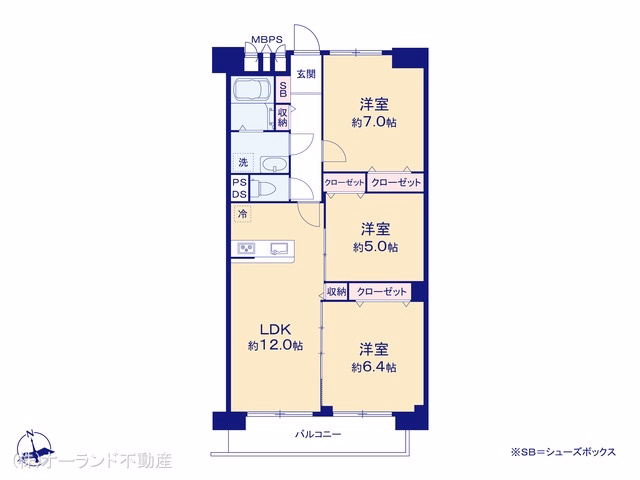 新松戸東パークハウスC棟 間取図