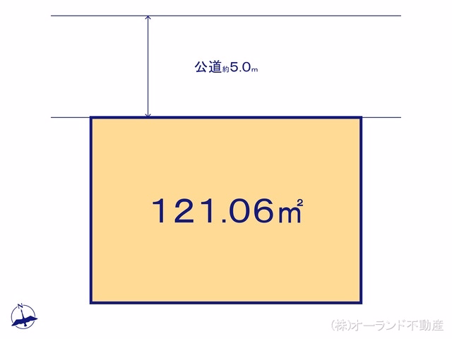 土地 市川市北国分2丁目2603番 E区画 区画図