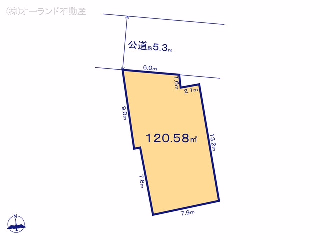 市川市柏井町1丁目(土地)03 区画図