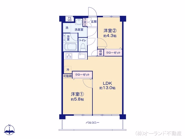 パレ・ドール西船橋 間取図
