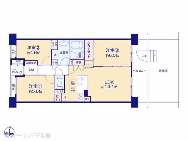 ファミール津田沼 間取図