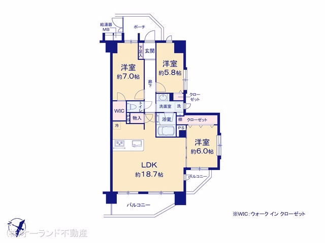 ゼファー西船橋 間取図