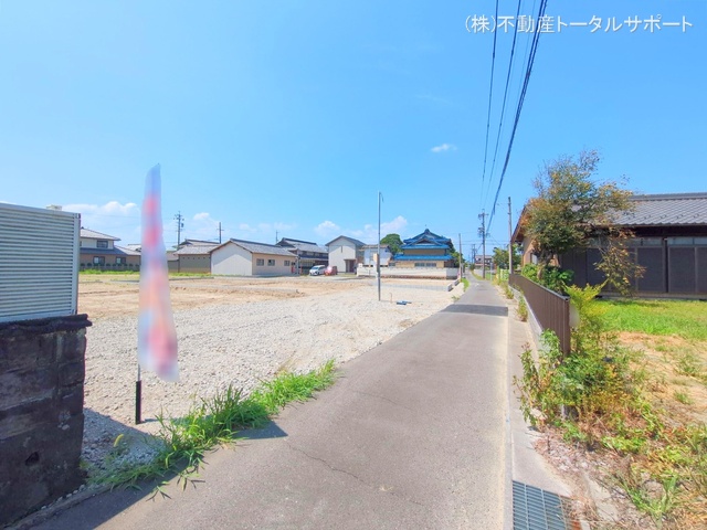 愛知県稲沢市平和町　法立北瀬古の新築戸建て更地・土地写真 2025年8月19日撮影