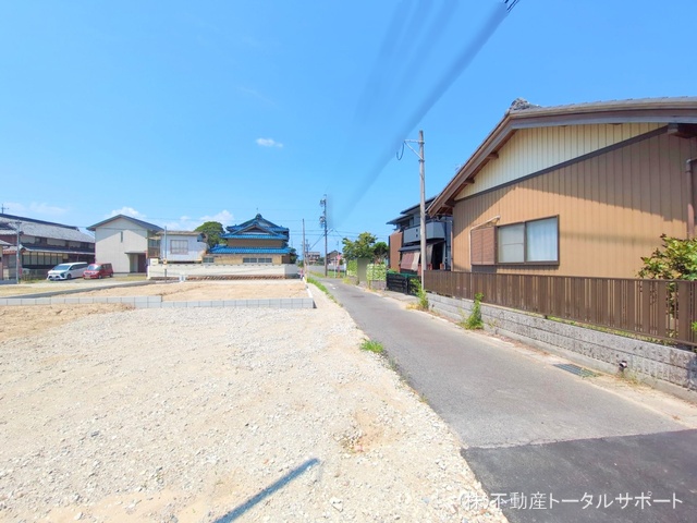 愛知県稲沢市平和町　法立北瀬古の新築戸建て更地・土地写真 2025年8月19日撮影
