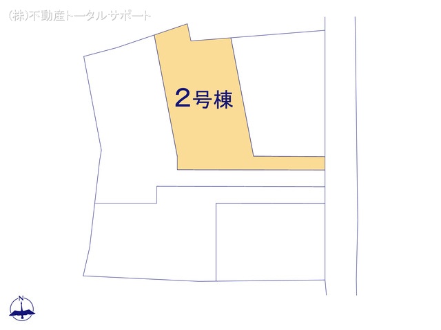 愛知県愛西市草平町六下の新築戸建て全体区画図 ※図面と異なる場合は現況を優先