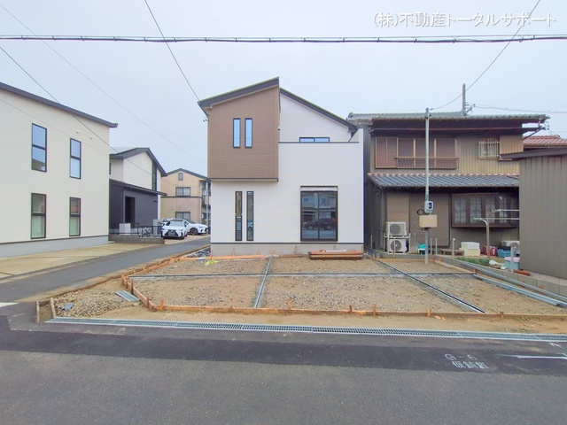 愛知県あま市木田西山の新築戸建て外構写真 2025年12月24日撮影