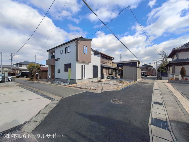 愛知県あま市木田西山の新築戸建て外構写真 2026年1月22日撮影