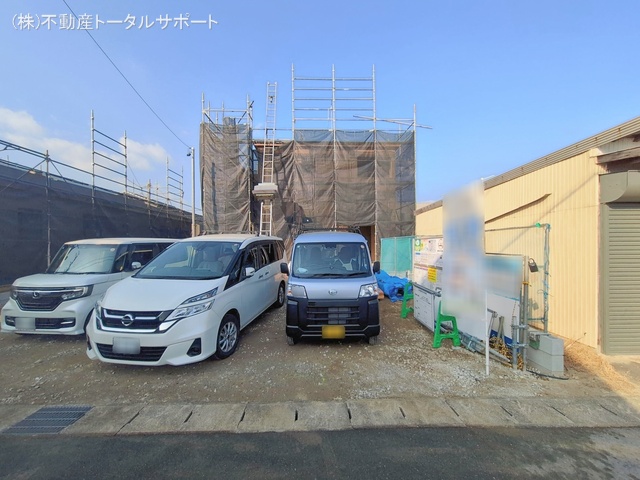 愛知県愛西市佐屋町亥新田の新築戸建て上棟写真 2026年1月15日撮影