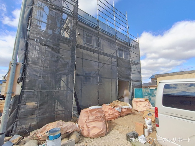 愛知県愛西市佐屋町亥新田の新築戸建てシート写真 2026年2月8日撮影