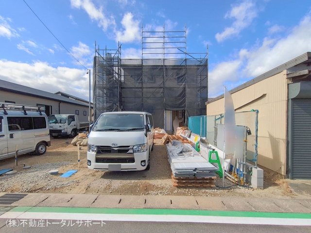 愛知県愛西市佐屋町亥新田の新築戸建てシート写真 2026年2月8日撮影