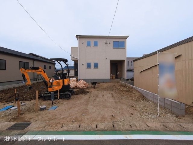 愛知県愛西市佐屋町亥新田の新築戸建て外構写真 2026年3月1日撮影