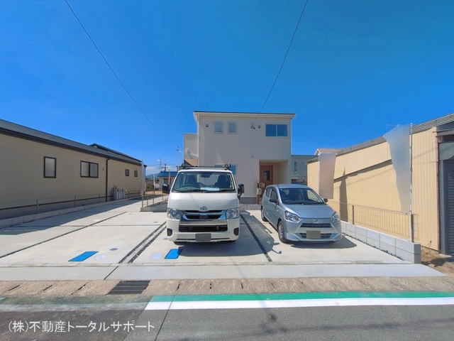 愛知県愛西市佐屋町亥新田の新築戸建て外構写真 2026年3月26日撮影