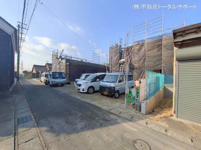 愛知県愛西市佐屋町亥新田の新築戸建てシート写真 2026年1月15日撮影