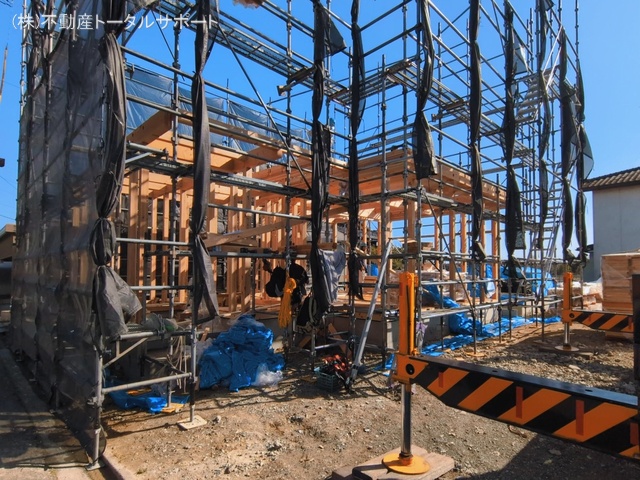 愛知県稲沢市田代１丁目の新築戸建て上棟写真 2026年3月4日撮影