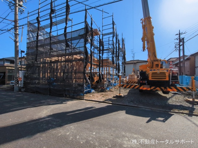 愛知県稲沢市田代１丁目の新築戸建て上棟写真 2026年3月4日撮影