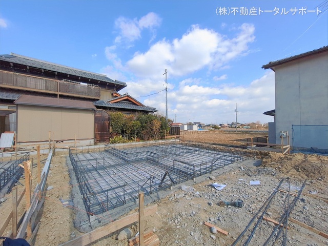 愛知県稲沢市田代１丁目の新築戸建て基礎写真 2026年2月12日撮影