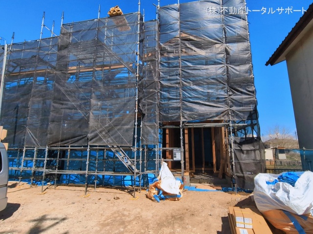 愛知県稲沢市田代１丁目の新築戸建て上棟写真 2026年3月9日撮影