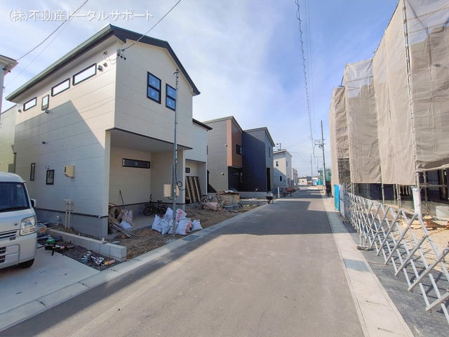 愛知県海部郡大治町大字長牧字中道の新築戸建て外構写真 2026年2月19日撮影