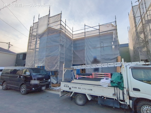 愛知県海部郡大治町大字長牧字中道の新築戸建て上棟写真 2026年1月6日撮影