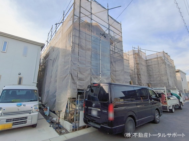 愛知県海部郡大治町大字長牧字中道の新築戸建て上棟写真 2026年1月6日撮影