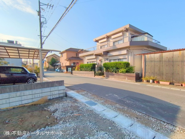 愛知県あま市下萱津平島の新築戸建て更地・土地写真 2025年12月16日撮影