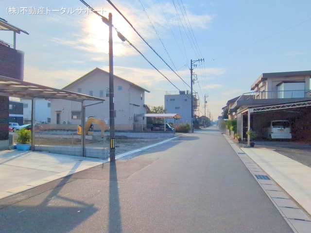 愛知県あま市下萱津平島の新築戸建て更地・土地写真 2025年12月16日撮影