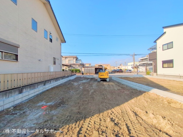 愛知県あま市下萱津平島の新築戸建て更地・土地写真 2025年12月16日撮影