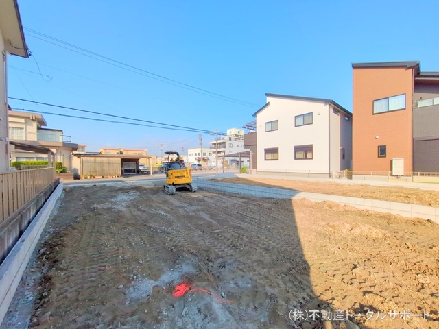 愛知県あま市下萱津平島の新築戸建て更地・土地写真 2025年12月16日撮影