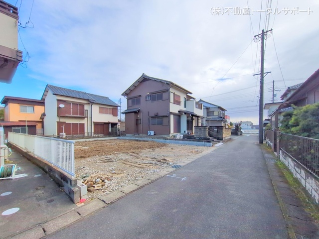 愛知県愛西市北一色町北田面の新築戸建て更地・土地写真 2025年12月25日撮影