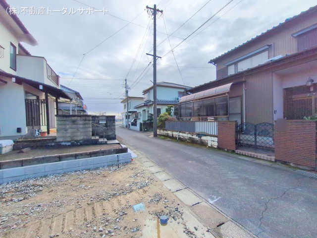 愛知県愛西市北一色町北田面の新築戸建て更地・土地写真 2025年12月25日撮影