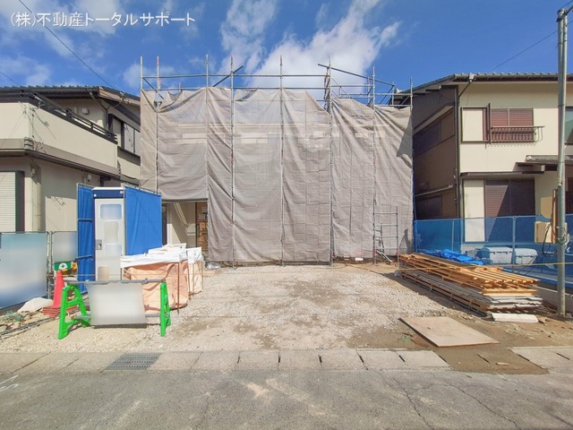 愛知県愛西市北一色町北田面の新築戸建てシート写真 2026年2月16日撮影