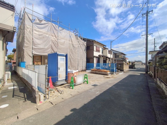 愛知県愛西市北一色町北田面の新築戸建てシート写真 2026年2月16日撮影