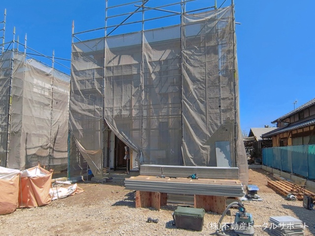 愛知県稲沢市矢合町面棒堀の新築戸建てシート写真 2026年4月2日撮影