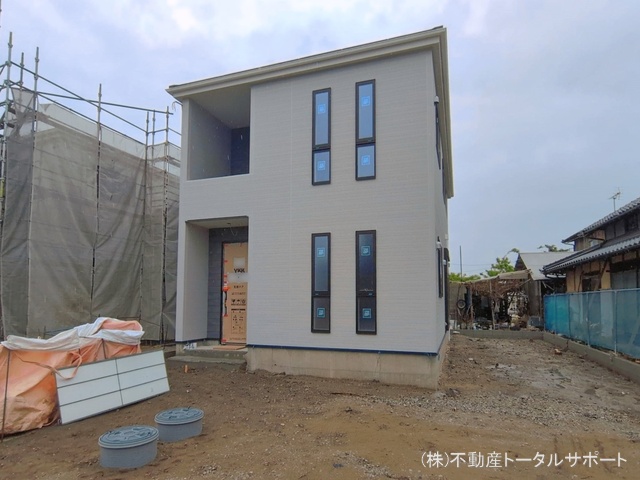 愛知県稲沢市矢合町面棒堀の新築戸建て外構写真 2026年4月22日撮影