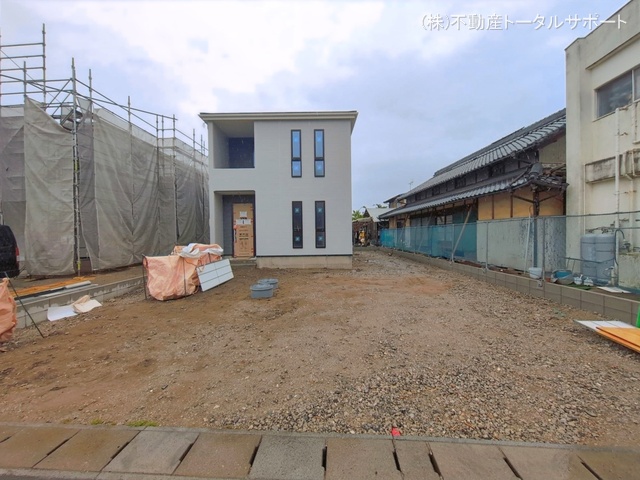 愛知県稲沢市矢合町面棒堀の新築戸建て外構写真 2026年4月22日撮影