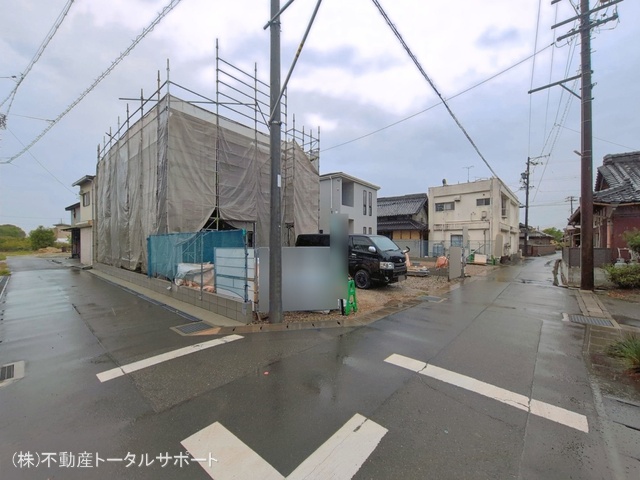 愛知県稲沢市矢合町面棒堀の新築戸建て外構写真 2026年4月22日撮影