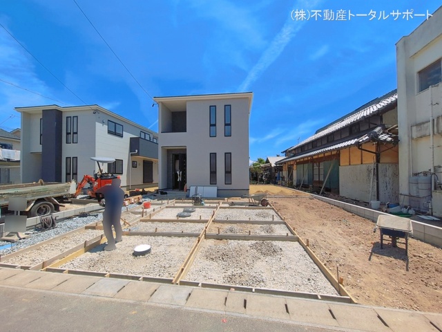 愛知県稲沢市矢合町面棒堀の新築戸建て外構写真 2026年5月13日撮影