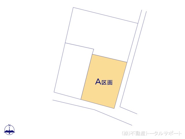 愛知県あま市石作郷の土地全体区画図 ※図面と異なる場合は現況を優先