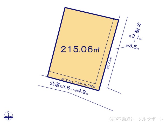 愛知県あま市石作郷の土地 区画図 ※図面と異なる場合は現況を優先