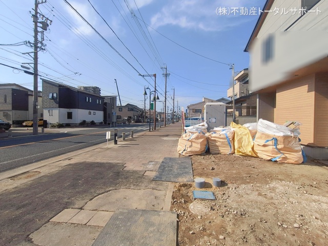 愛知県稲沢市駅前1丁目の新築戸建て外構写真 2026年1月18日撮影