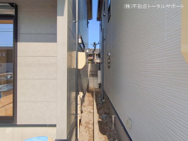 愛知県稲沢市駅前1丁目の新築戸建て外構写真 2026年1月18日撮影